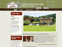 Tablet Screenshot of berghuetten-bayerischer-wald.de